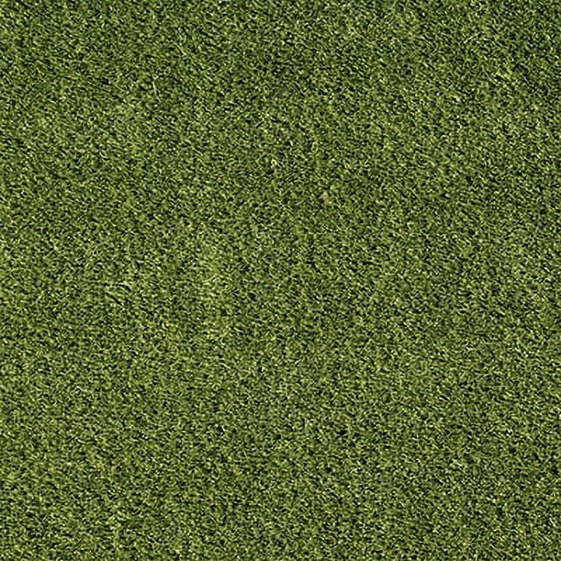 Emerald Green 4 in.  Width X 4 in.  Length x 38 Mm Thick Sample Pre Cut Artificial Grass Turf Roll