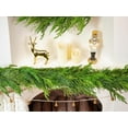 thumbnail image 4 of Guvpev 6FT Artificial Norfolk Pine & Cypress Mix Garland, Real Touch Cypress Greenery Garland, Thick & Lush Christmas Garlands for Mantel, Stairs, Table, Wall, Indoor Outdoor Christmas Decorations, 4 of 18