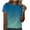 Army Green, variant on Staron Women's Casual Short Sleeve T-Shirt Ombre Print Round Neck Pullover Blouse Fashion Basic Tee Top, Green XXL