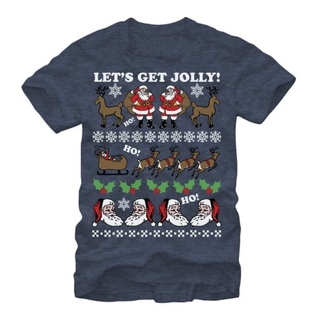 Men's Santa Claus Jolly Ugly Christmas Sweater (Best Ugly Christmas Sweaters Ever)