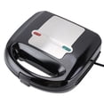 thumbnail image 1 of Maker, 6 in 1 Stick Proof Breakfast Machine with 10 Removable Plates Double Sided Heating System for Making Sandwiches Donuts Waffles Nuts Cakes Steaks, 1 of 7