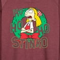 thumbnail image 3 of Hey Arnold! - Ho Ho Ho Stinko - Women's Lightweight French Terry Long Sleeve Shirt, 3 of 5