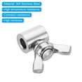 thumbnail image 4 of Unique Bargains 304 Stainless Steel 5mm Hole Wire Rope Clips, 6Pcs Wire Rope Clamp Fasteners Screws, Silver, 4 of 7
