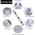 thumbnail image 4 of kurtrusly Corrosion-resistant Wall Mounted Organizer For Kitchen Excellent Bearing Capacity Broom Holder Mop, 4 of 5