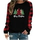 thumbnail image 1 of Pntutb Blusa de manga larga suelta con cuello redondo para mujer con estampado de Halloween Pntutb Pntutb-977, 1 of 7