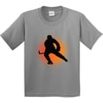 thumbnail image 3 of Inktastic Ice Hockey Silhouette Youth T-Shirt, 3 of 5