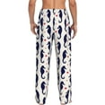 thumbnail image 3 of Balery Seahorses and Hearts print Men's Pajama Pants,Ultra Lightweight Pjs,Lounge Pant-Medium, 3 of 9