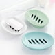 thumbnail image 2 of 2-pack Soap Dish With Drain Soap Rack Easy Clean Soap Protector Dry Stop Mushy Soap Tray, 2 of 5
