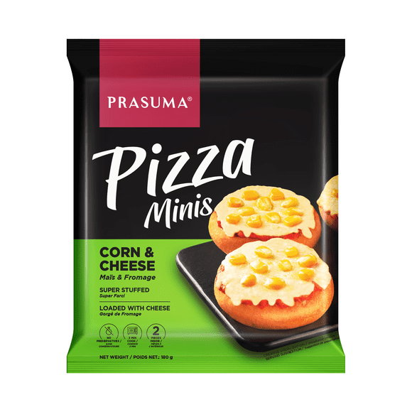 Prasuma Pizza Minis - Corn & Cheese