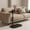 A-Walnut, variant on LUOLUO C - Shaped End Table, 360° Rotating Adjustable Height Couch Side Tables for Sofa/Bed/Bathtub (Vintage)