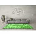 thumbnail image 3 of Ahgly Company Indoor Square Oriental Green Industrial Area Rugs, 7' Square, 3 of 4