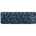 thumbnail image 5 of SKYSONIC 2'X6' Blue Cute Glittery Butterfly Runner Rug with Rubber Backing, Non Slip Entryway Rug Runner Washable Soft Area Rug Carpet for Hallway Bedroom Kitchen Decor, 5 of 6