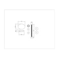 thumbnail image 7 of Crystalled Black/White/Cream Ceramic Cabinet Knob { Pack of 10 } By Mascot Hardware, 7 of 7