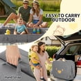 thumbnail image 5 of LIFERUN Foldable Toddler Travel Bed, Portable Toddler Floor Bed for Baby and Kids Aged 1-4, with Washable Cover, Safety Rail, for Home, Hotel, Camping, 5 of 10