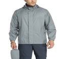 thumbnail image 1 of 33 000ft Men‘s Packable Rain Jacket Hooded Lightweight Waterproof Rain Shell Jacket Raincoat for Hiking Golf Cycling, 1 of 6