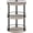 Greige + Black, variant on 3-Tier Lazy Susan Organizer, Rotating Spice Rack, Spinning Organizer, Industrial Turntable Spice Rack Organizer for Cabinet, Kitchen Countertop, Pantry, Black SR23BK