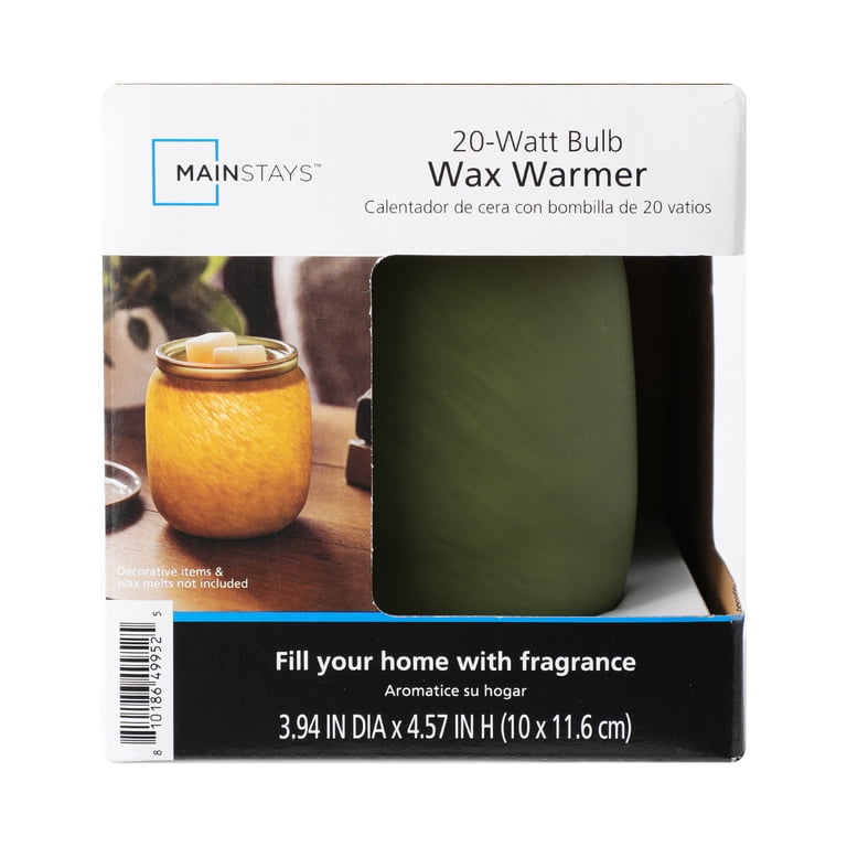 Mainstays Frosted Glass Wax Melt Warmer, Bay Leaf photo 3