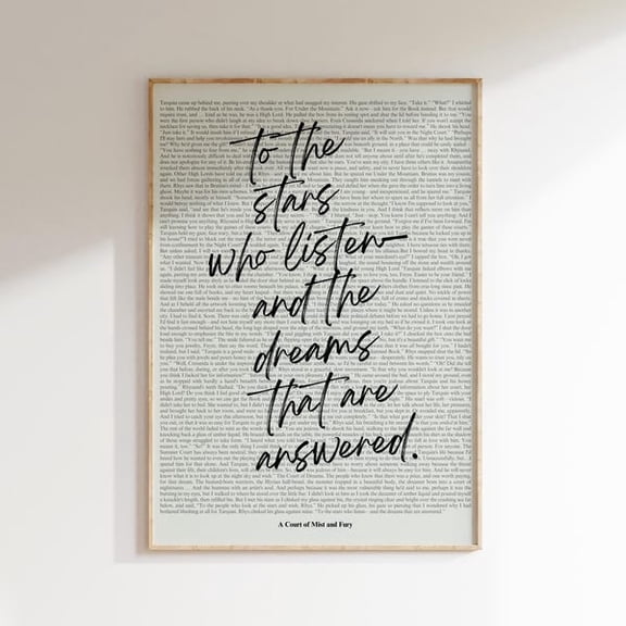 ACOTAR Wall Art Print, ACOMAF, Velaris, Book Quotes Prints, Bookish Poster, Book Lover Art Print, , Printable, Unframed Paper Poster 8x10in