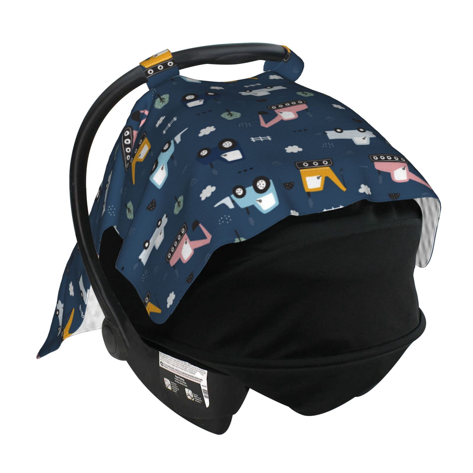 Car Seat Cover Baby - Modern modern excavator D Breathable Infant Car Seat Cover for Baby Carseat, Lightweight Comfort Baby Essentials Must Haves Newborn Stuff for Girl Boy