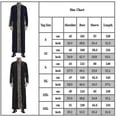 thumbnail image 3 of Hombres Kaftan Manga Thobe Jubba S Túnica árabe Ropa islámica -yoguS, 3 of 3