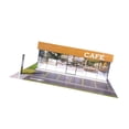 thumbnail image 3 of Vitrina para modelos de coches a escala 1/64, caja de almacenamiento para coches de juguete, accesorio fotográfico, decoración a prueba de polvo con Cafetería, 3 of 8