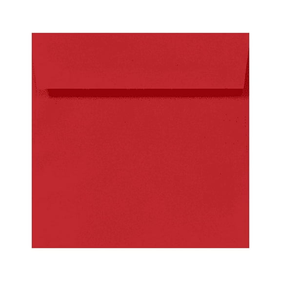 LUXPaper 5 1/4 x 5 1/4 Square Envelopes, Ruby Red, 500/Pack