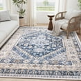thumbnail image 1 of x Area Rugs for Living Room Backing Washable Rugs Vintage Large Area Rug，Stain Home Decor Rug (Orange &#x&#), 1 of 7