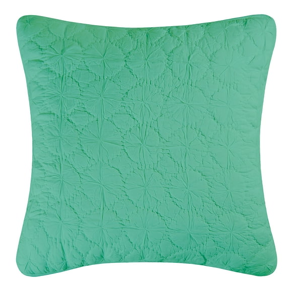 26" x 26" Mara Seafoam Cotton Euro Sham - Machine Washable