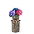 thumbnail image 4 of Tin Flower Bucket Metal Garden Supplies Retro Decor Heart Vases for Flowers Galvanized Iron, 4 of 6