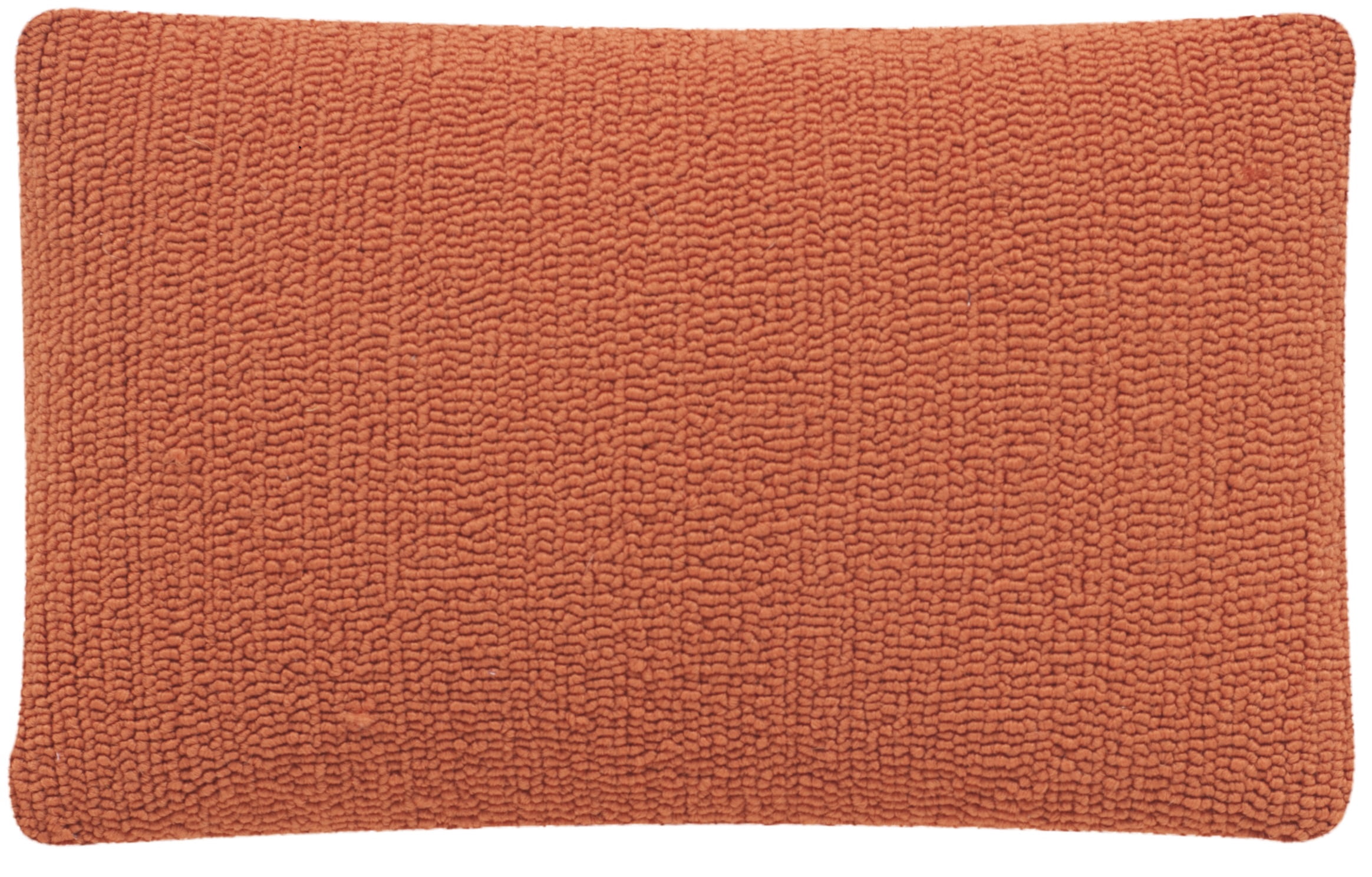 SAFAVIEH Soleil Solid 12" x 20" Indoor/Outdoor Pillow, Tropical Orange, Set of 2