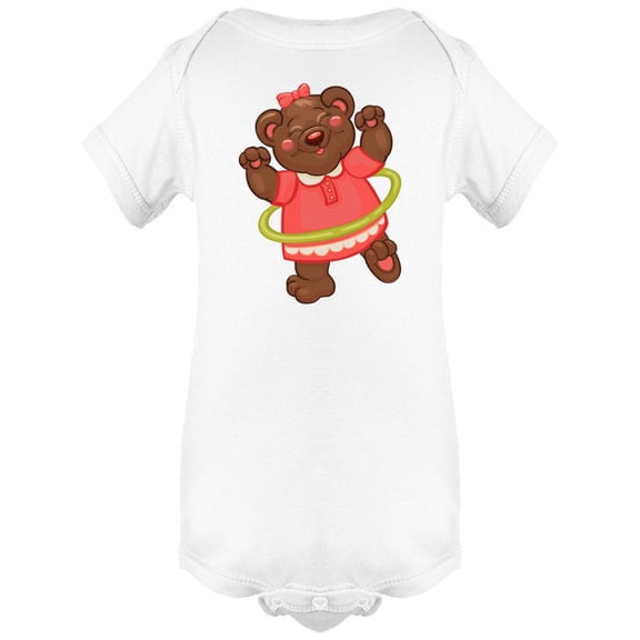 Cute Little Bear Smiling Bodysuit Infant -Image by Shutterstock, 6 Months