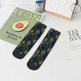 thumbnail image 7 of Pofeuu Sunflowers Print 30cm Socks, Adult Running Hiking Socks for Youth and Adult, 7 of 7