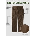 thumbnail image 3 of Boulder Creek by KingSize Men's Big & Tall Expedition Ripstop Cargo Pants, 3 of 4