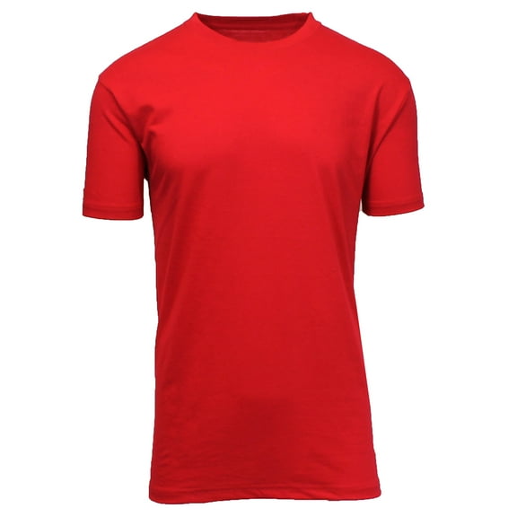 Men's Short Sleeve Crew Neck Modern Fit Cotton Blend Classic Tee (S-3XL)