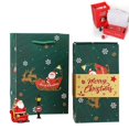 thumbnail image 1 of Caja plegable navideña para regalo sorpresa (Verde, 20), 1 of 4