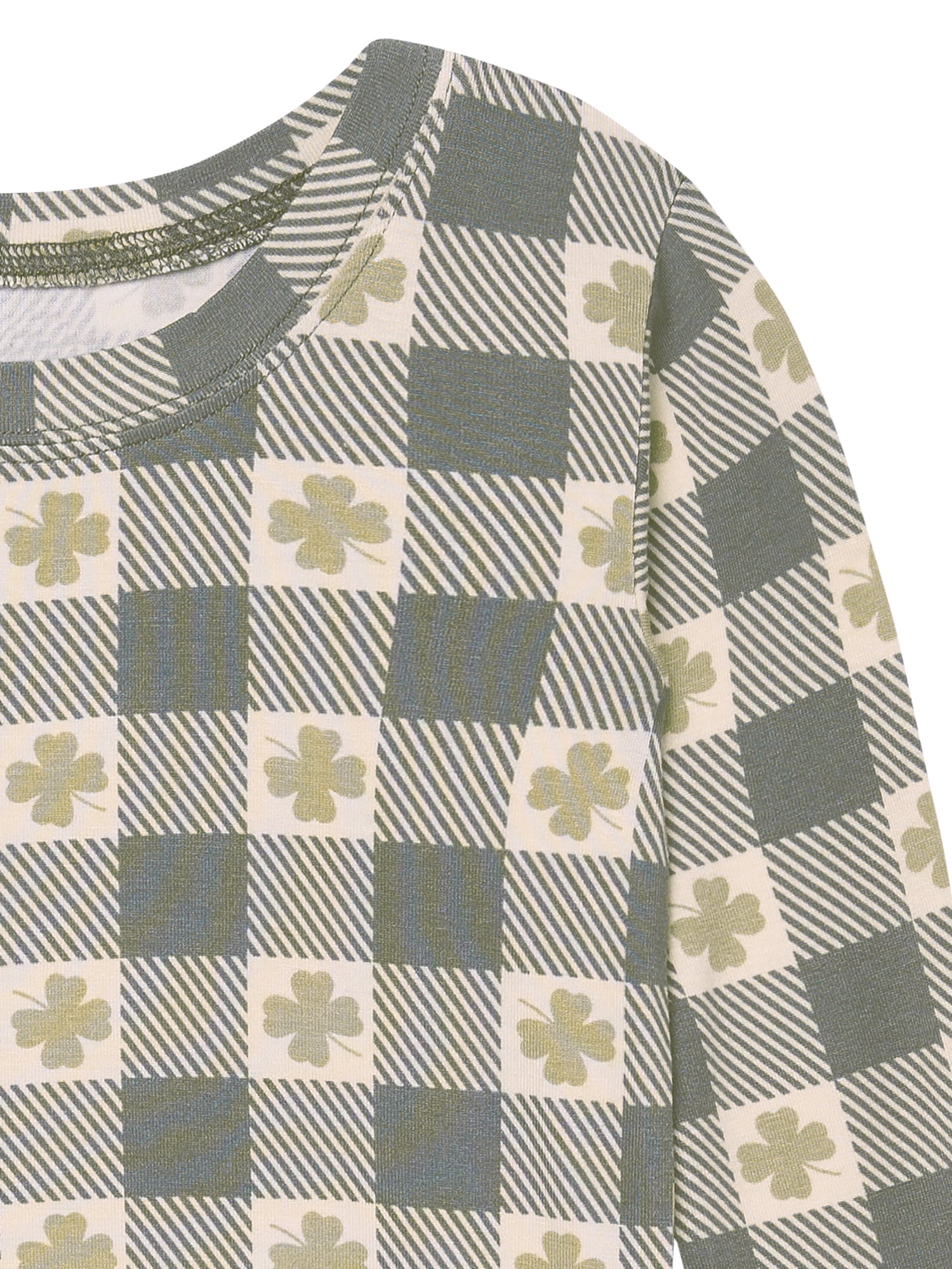 Modern Moments by Gerber Toddler Neutral St. Patrick's Day Pajama Set, 2-Piece, Sizes 12M-5T
