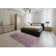thumbnail image 4 of Ahgly Company Indoor Square Mid-Century Modern Mauve Taupe Purple Oriental Area Rugs, 4' Square, 4 of 6