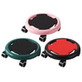 thumbnail image 4 of Black Black Color Four Wheeled Abdominal Muscle Sliding Disc For Home Fitness Core Training With Portable Silent Operation Durable Plastic Material Anti Slip Design For Adults, 4 of 5