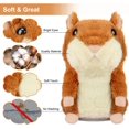 thumbnail image 2 of RUseeN Talking Hamster Repeats What You Say Mouse Electric Interactive Animated Toy Speaking Plush Buddy Gift For Toddlers 2 of 10