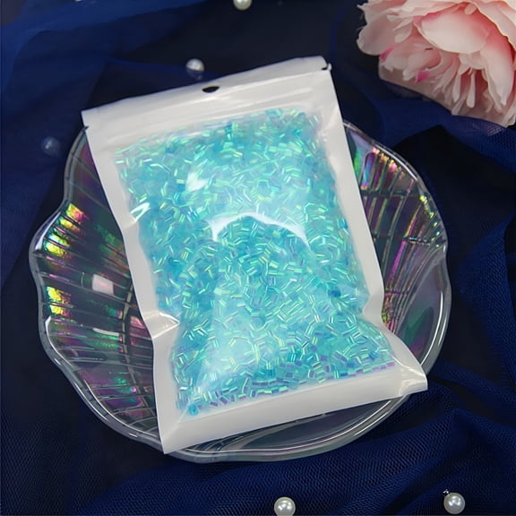 BESTSKY Slime Sound Sprinkles Beads, ASMR Slime Supplies and Charms, Crunchy Sensory Play Accessories for Stress Relief, 10g