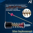 thumbnail image 3 of 4 Washer Suspension Rod Replaces For Samsung WA45N3050AW A4 WA45T3200AW WA45T3400AV WA456DRHDSU AA, 3 of 5