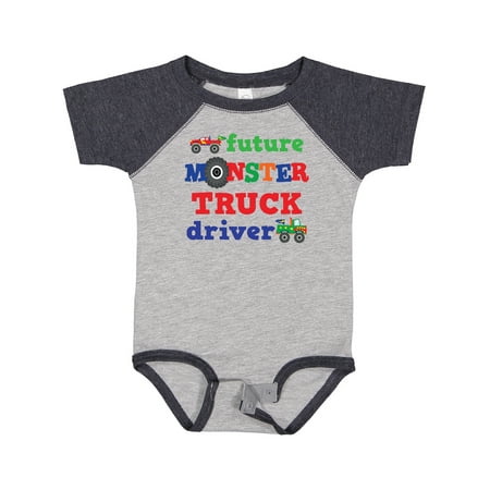 

Inktastic Monster Truck Future Driver Gift Baby Boy Bodysuit