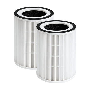 Nispira 3-in-1 True HEPA Activated Carbon Replacement Filter Compatible with Sensibo Pure Air Purifier, 2 Packs