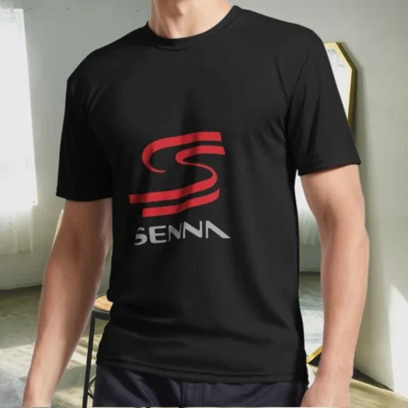 Reprint Rare New Shirt Senna Active Logo T-Shirt Funny Size S to 5XL