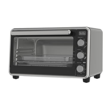 Black   Decker Crisp ‘N Bake™ PRO 6-Slice Air Fry Toaster Oven