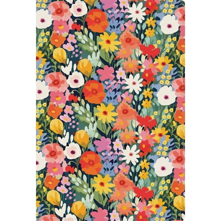 Rvr 1960 Biblia Letra Grande, TamaÃ±o Manual, EdiciÃ³n Especial, Multicolor Floral, SÃ­mil Piel, (Hardcover)