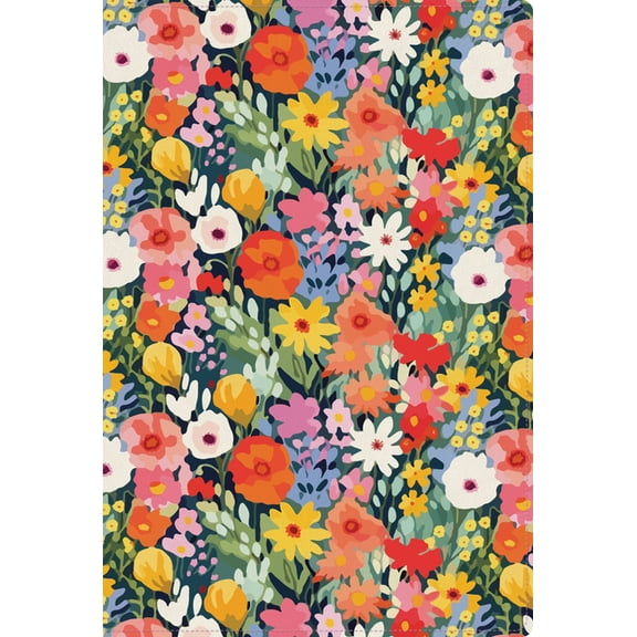 Rvr 1960 Biblia Letra Grande, TamaÃ±o Manual, EdiciÃ³n Especial, Multicolor Floral, SÃ­mil Piel, (Hardcover)