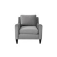 thumbnail image 3 of Serena Lawson Accent Arm Chair Expresso Legs Opal Grey, 3 of 10