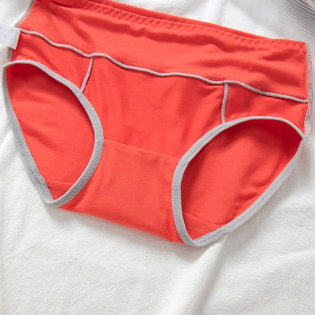 

Aayomet Panties For Women Briefs Color Lace Bowknot Thong Ladies Panties Solid Low-waist Sexy Briefs Women s Panties Watermelon Red 3XL