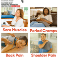 thumbnail image 3 of Sharper Image Calming Massaging Weighted Heating Pad XXL-Wide, Grey, 3 of 5